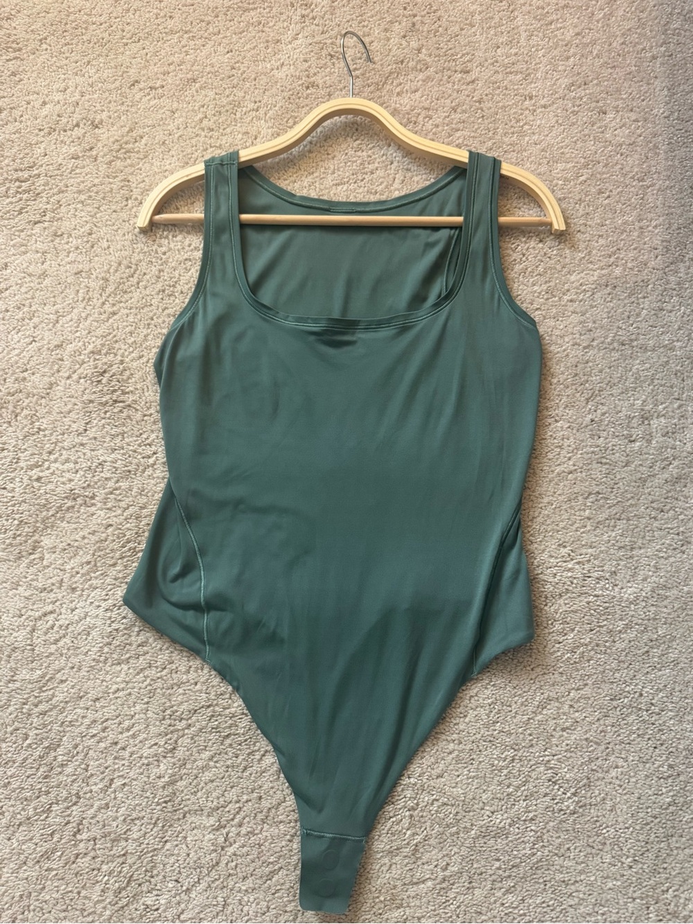 Lululemon Wundermost Ultra-Soft Nulu Square-Neck Sleeveless Bodysuit. NWOT